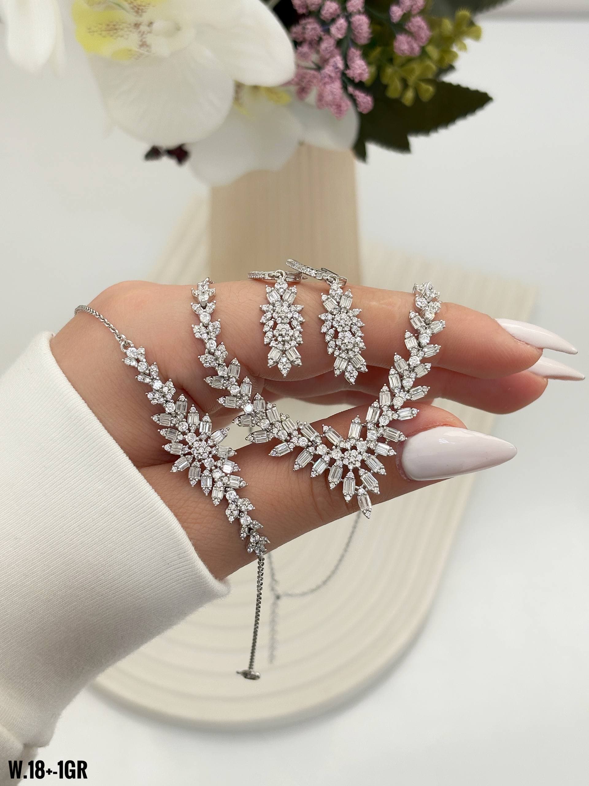 سرویس جواهری نقره