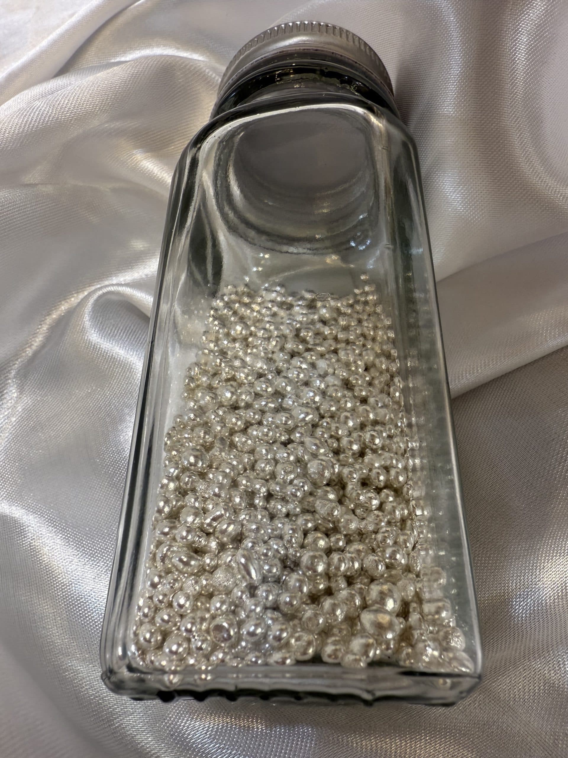 ساچمه نقره عیار ⁹⁹⁹.⁹ (50 گرم ) سوییسی - تصویر 2