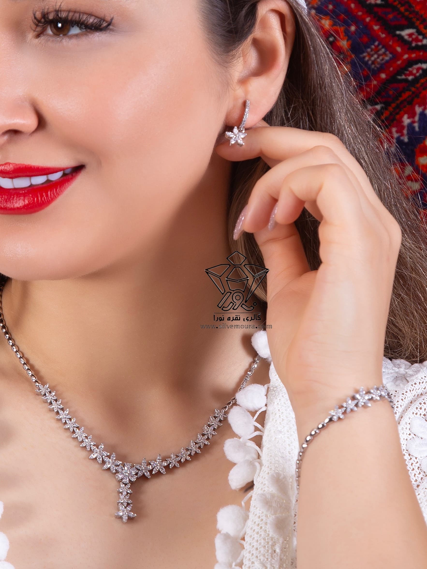 سرویس جواهری نقره