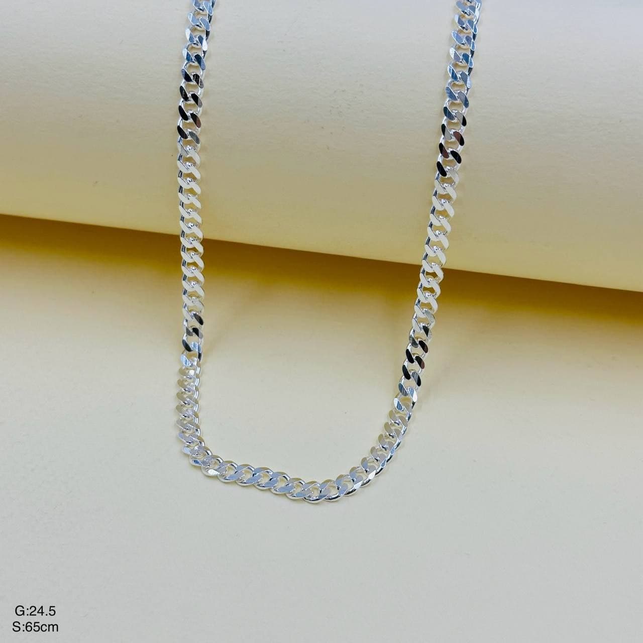 زنجیر کارتیه نقره مردانه