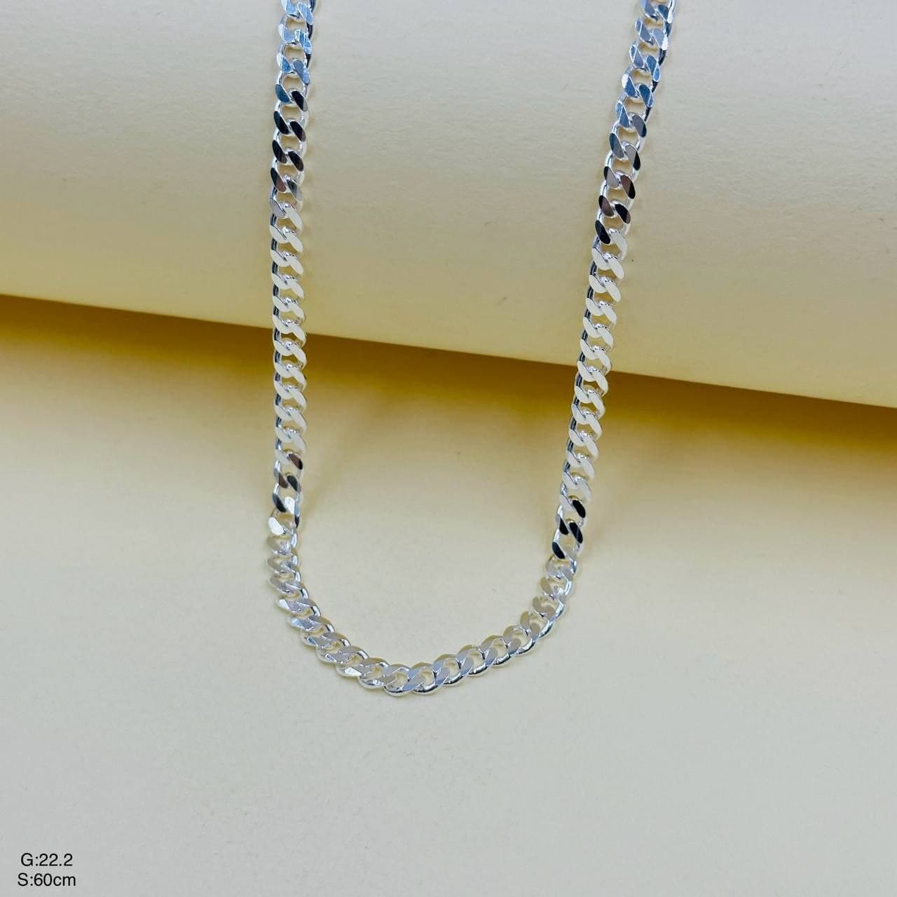 زنجیر کارتیه نقره مردانه
