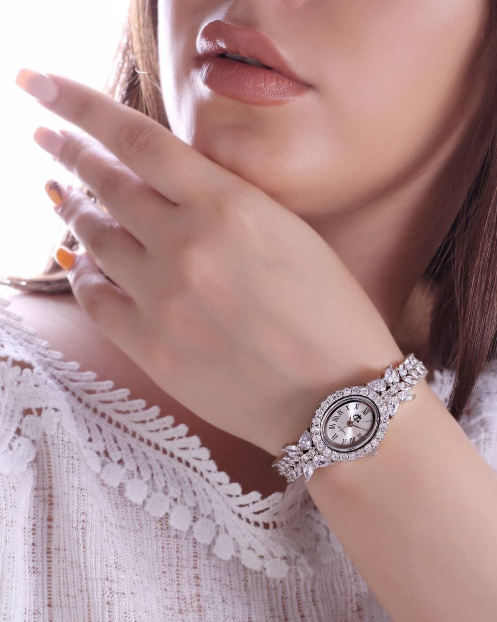 ساعت جواهری نقره مارکیز